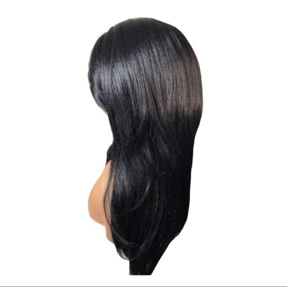 Side Part Human Blend Soft Swiss Lace Fron… - Picture 4 of 5